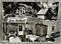 W7861 Häg-Ehrsberg Gasthaus Pension Zum Fosthof Innenaufnahme Gastraum Kachelofen Kapelle 3-Bildaufnahme Gastronomie