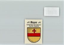 49716 W4470 Meppen - Vignette Wappen Kaffee Hag ca 1920-1940