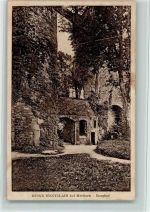 66693 W6642 Mettlach - Ruine Montclair Burghof