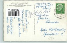 95688 W8591 Friedenfels - Ortsansicht mit Schloß und Steinwald