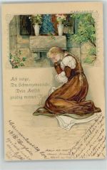Serie 3959 - Margarete 6 Litho 1902 AK Gretchen Prägedruck