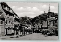 69469 W6940 Weinheim , Bergstr - Marktplatz mit Zweiburgenblick Evangel. Jugendhaus zur Sonne