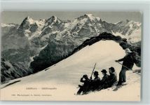 Schilthorn Mürren Schlittenpartie Schlitten