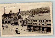 Liege - La Gare de Guillemins - Straßenbahn Bahnhof