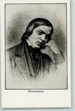 Robert Schumann Zeichnung von Bendemann Schumann, R.