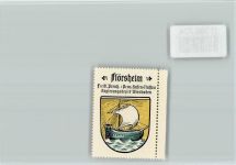 65439 W6093 Flörsheim am Main - Vignette Wappen Kaffee Hag ca 1920-1940