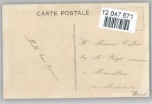 Veilchenstrauß in Relief-Druck Reliefdruck 1910 Prägedruck