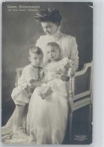 Kronprinzessin mit ihren beiden Söhne Nr. 2125 Liersch Adel Kronprinzessin Cecilie