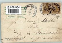 Serie 245 - Trompeter im Ruderboot 1905 AK Trompeter v. Säckingen Prägedruck
