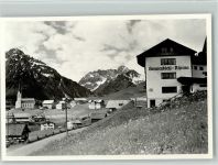 6992 Hirschegg , Kleinwalsertal - Ortsansicht mit Sonnenbichl-Alpina und Widderstein