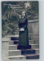 Mädchen mit einer Bibel - Fotomontage Konfirmation