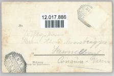 Wanderbursche - Liederkarte - Rosegger 1901 AK Döcker, E. Künstlerkarte