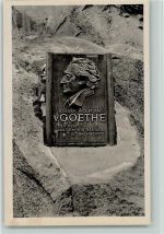 Thale im Bodetal Goetheplatte Goethe