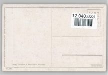 sign Fahrenkrog - Lautenspielerin Zupfinstrument Künstlerkarte