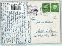 Popp FF 175 Zwei schwarze Kätzchen 1960 AK Katze