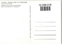 Genf Musee dart et dhistorie Tabatiere Schnupftabakdose Rauchen