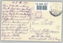 sign Fleischer - Die deutschen Barbaren - Umrandung Schwarz-Weiß-Rot Künstlerkarte