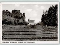 W6783 Dahn Ehrenfriedhof mit Hochstein und Michaelkapelle Friedhof