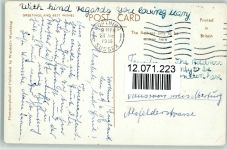 Worthing, Tennisplatz, Omnibus, 1956 AK England Tennis