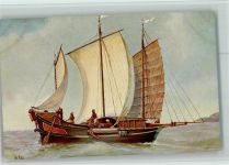 Karte Nr. 121 AK Segelboot Transportschiff Marine - Galerie