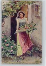 Italien Typen - Frutti d´autunne - Tracht Künstlerkarte