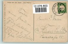 Schuhplattler 1909 - Trachten - Gruß aus den Alpen Volkstanz