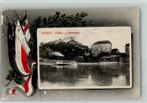 W8390 Passau Nieder- und Oberhaus Eichenlaub Schwarz-Weiß-Rot 1916
