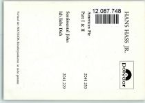 Hans Hass jr. Original Autogramm Schlagersänger