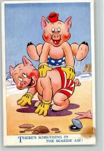 Walt Disney - Schweinchen Dick - Valentine Nr. 4441 AK Comic