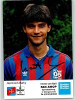 Original Autogramm, Reinhold Mathy, Bayer Uerdingen Fußball