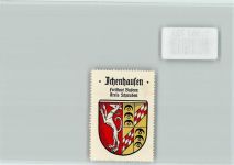 89335 W8873 Ichenhausen - Vignette Wappen Kaffee Hag ca 1920-1940