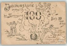 Jubil. AK noch 90 Tage Reserve 1898