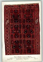 Serie VII Nr. 6 - Meisterstücke orientalischer Knüpfkunst in Bildern AK Teppich