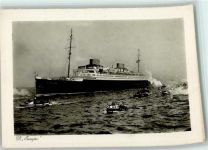 Dampfer Europa AK Norddeutscher Lloyd