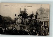 Nice 1924 - L`enfance de Gargantua AK Festwagen Karneval