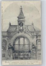 W2000 Hamburg Hauptbahnhof Entwurf Portal Moeller Bahnhof
