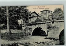 O8255 Nossen Zollhaus Bieberstein - Brücke mit Restaurant Grenze