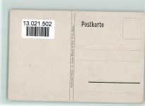 Sign W. Schröder - Chanchito Weibchen mit Brut Fisch Künstlerkarte