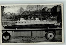 Modell der Europa - Miniatur Werk ca 1930 AK Schifffahrt