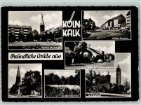 50667 W5000 Köln, Kalk 802 - Markt St. Joseph Hauptstraße Gnadenkapelle St. Marien Kinderspielplatz St. Engelbert Mehrfachaufnahme