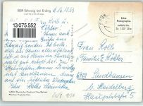 85445 W8059 Schwaig , Kr Erding 1963 Foto AK Luftbild Bayr.Flugdienst , gute Erhaltung AK
