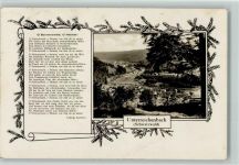 75399 W7267 Unterreichenbach , Kr Calw - O Schwarzwald, O Heimat! Gedicht Ludwig Auerbach