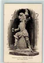 Collection Mariani Wein - Skulptur par Mongel - gute Erhaltung Alkoholwerbung