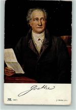 Gemälde von Stieler Goethe