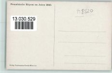 sign Schnorpfeil - 1840 Französische Eilpost Postkutsche Künstlerkarte