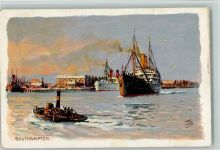 Southampton sign T.V.E. Hafen Norddeutscher Lloyd