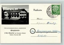 87452 W8966 Altusried 1957 - Privat Kindererholungsheim "Berghäusle" gute Erhaltung