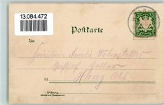 Voyeur mit Fernglas - Ottmar Zieher Nr. 2 AK Berghumor 1899 Lithographie