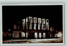 O7000 Leipzig Neues Theater Abendstimmmung Foto 1928 AK Theater