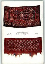 Serie V Nr. 5 Meisterstücke orientalischer Knüpfkunst in Bildern AK Teppich
